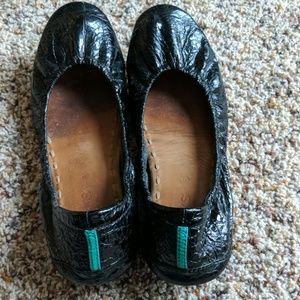 Tieks black flats
